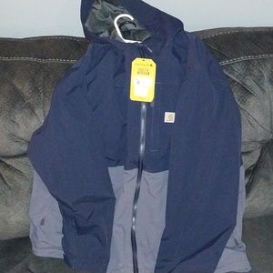 Carhartt Storm Defender Midweight Utility Jacket Brand New w/tag 2XL Navy Blue